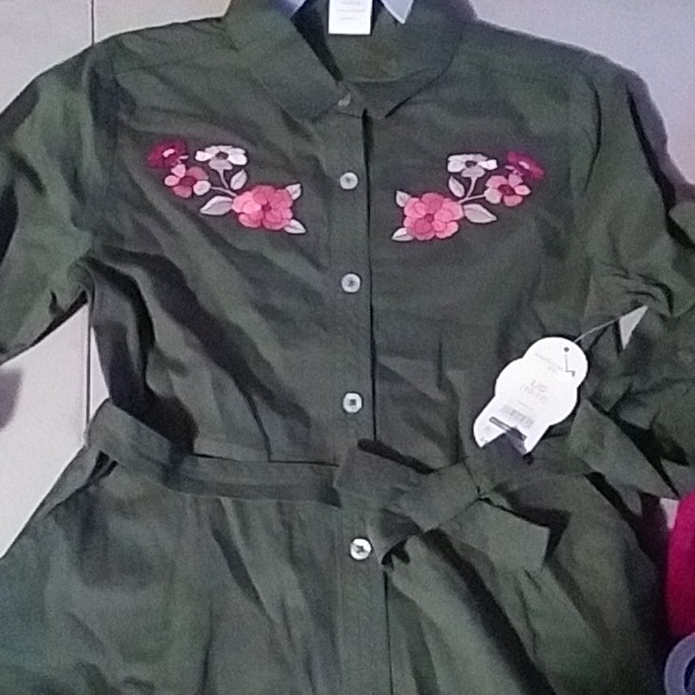 Girls Floral Print Dress